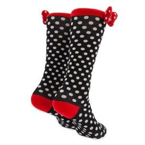 Disney Minnie Mouse Polka Dots Bow Socks